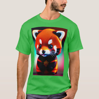 ChibiChibi Red Panda Fluffy T Shirt