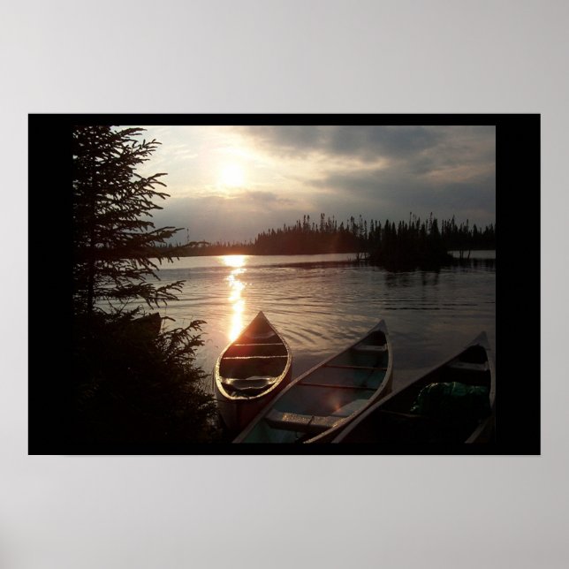 Chibougamau Canoes Poster (Framsidan)