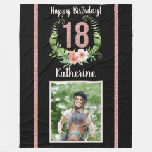 Chic 18:e födelsedagsfoto Ull