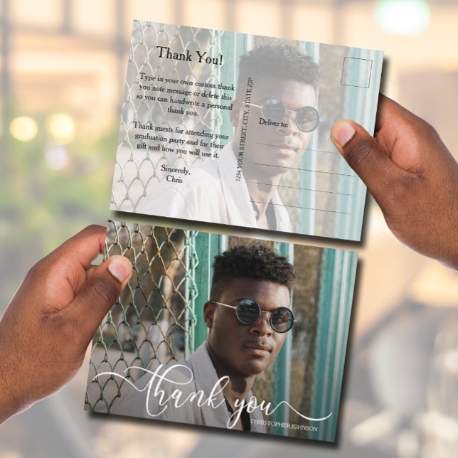 Chic 2 Photo Examen Tacksamhetskort Vykort (Skapare uppladdad)