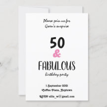 Chic 50 och Födelsedagsfest för mjuk text