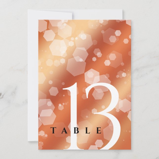 Chic 8:e årsdagen för Bronze Bröllop Inbjudningar (Framsida)