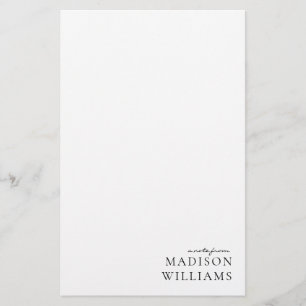 Chic A Notis Från Script Typografi Pappersvaror Brevpapper