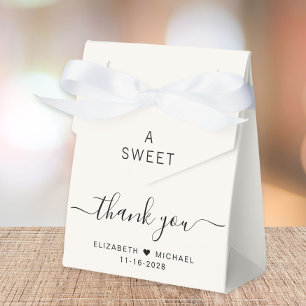 Chic A Sweet Tack Cream Bröllop Presentaskar