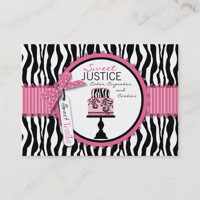 Chic affär Card_SJ för Boutique Visitkort (Framsida)