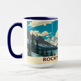 Chic Alpine Pika Rocky Mountain Aesthetic Mugg