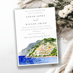 Chic Amalfi Kusten Italien liggande morgon efter Inbjudningar