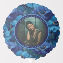 Chic Anemones Photo Balloon for Birthday Vibe