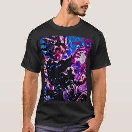 "Chic Anime Print Tee: Vibrant Art Edition" T Shirt