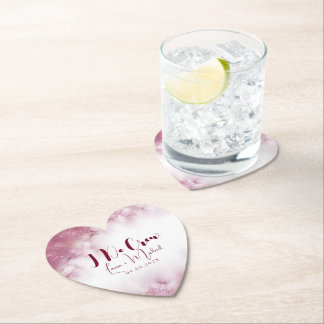 Chic Anpassad Namn Marble I Do Crew Bröllop Underlägg Papper