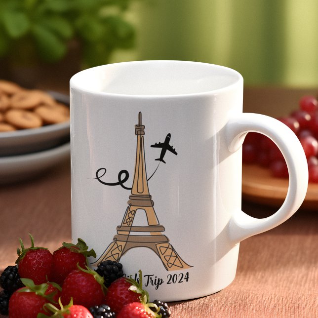 Chic Anpassade Paris Eiffel Torn Kaffemugg (Skapare uppladdad)