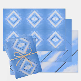 Chic av Blue - White Tie Dye Boho