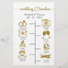 Chic av bröllop-ikon, skript Bröllop Station Brevpapper