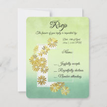 Chic av Golden Daisy Dream Elegance Romantik Vinta