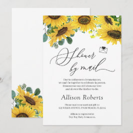 Chic av solrosokalyptus efter e-postElegant Inbjudningar