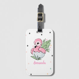 Chic Baby Flamingo, Stars, Princess Bagagebricka