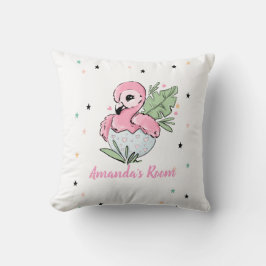 Chic Baby Flamingo, stjärnor, prinsessa    Kudde