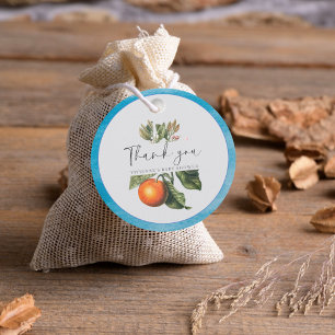 Chic Baby in Bloom Baby Shower Ark Tack Gåvor Etiketter