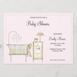 Chic Baby rum Inbjudningar