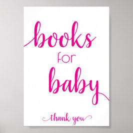 Chic Baby Shower | Undertecknande av Dusty Blue Bo Poster