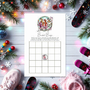 Chic Bachelorette Helg Social Klubb Bingo Game