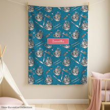 Chic back to school presentfilt med eget namn