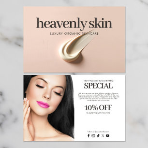 Chic Beauty Skin Care Spa Boutique Rosa Flygblad