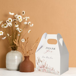 Chic Beige Blommigt Baby i Bloom Presentaskar