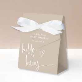 Chic Beige - minimalistisk babystövel för Hej Presentaskar