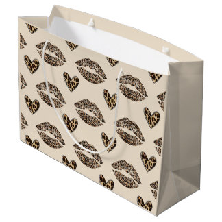 Chic beige och svart cheetaprint