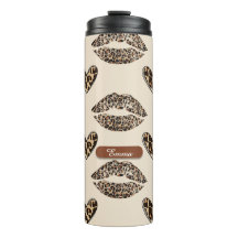 Chic beige och svart cheetaprint