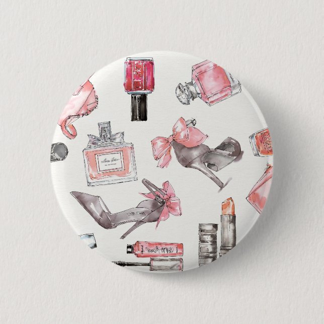 Chic betonar | vattenfärgmode knapp (Framsida)