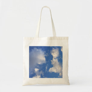 Chic Blå himmel & Cute Clouds Tygkasse