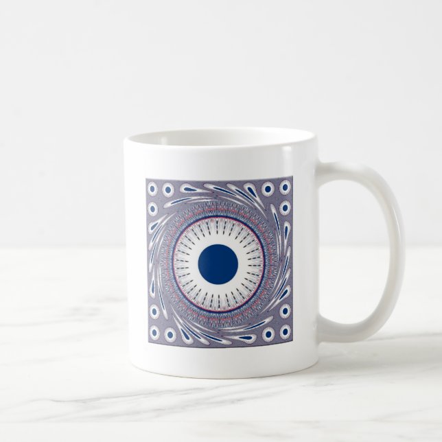 Chic blå kaffemugg (Höger)