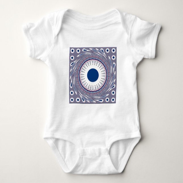 Chic blå tee shirt (Framsida)