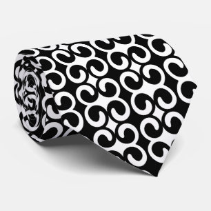 Chic Black and White Mönster Slips