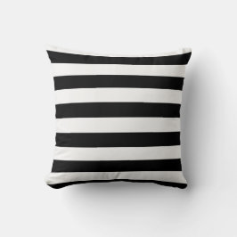 Chic Black and White Rand Kudde