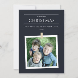 CHIC BLACK ANPASSNINGSBAR FAMILY PHOTO MERRIEST CH JULKORT
