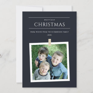CHIC BLACK ANPASSNINGSBAR FAMILY PHOTO MERRIEST CH JULKORT
