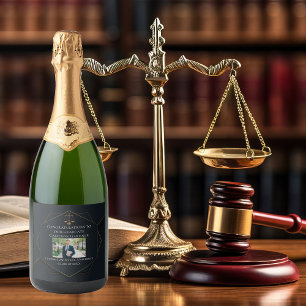 Chic Black Guld Law School Photo Studentfest