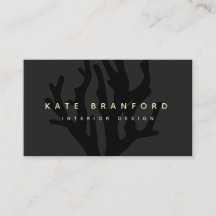 Chic Black Ocean Coral Insida Designer