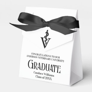 Chic Black Veterinary School Studentfest Presentaskar