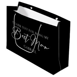 Chic Black White Bröllop Modern Anpassningsbar Bes