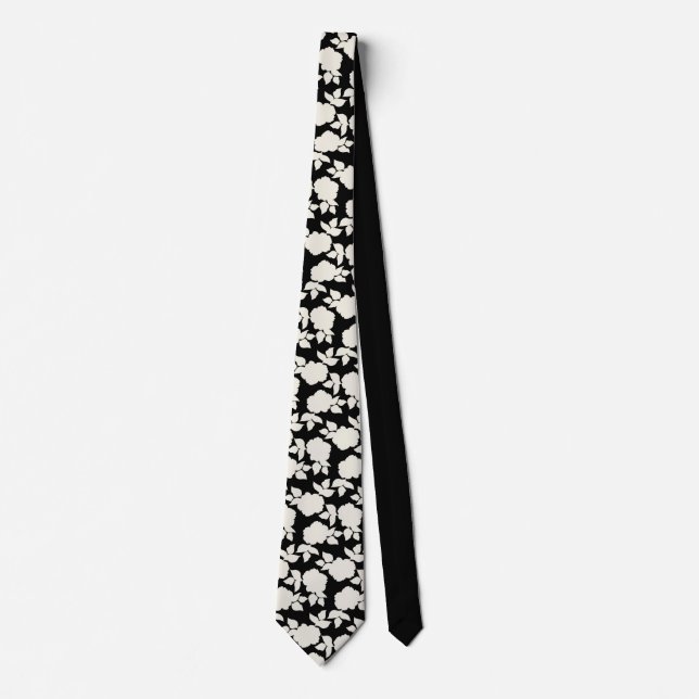 Chic Black &white floral pattern Slips (Framsida)