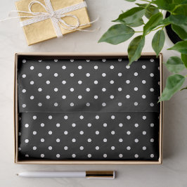 Chic Black & White Small Polka Dots