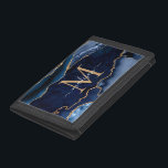 Chic Blått Guld-agate Geode Feminine Monogram<br><div class="desc">Modern Glam Navy Blue Guld Glitter Gnistra Agate Geode Gemstone Elegant Feminine Monogram Script Namn Eraser</div>