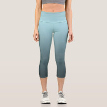 Chic Blått och svart Skugga Ombre mjuk övertoning