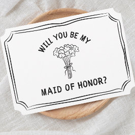 Chic Blommigt Bow Bouquet Maid of honor Frieri Kort