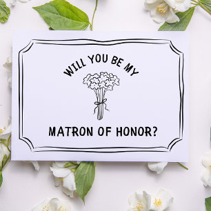 Chic Blommigt Bow Bouquet Matron of Honor Frieri Kort