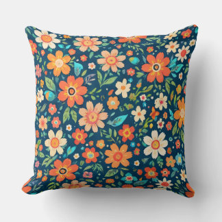 "Chic Blommigt Cushion" Kudde